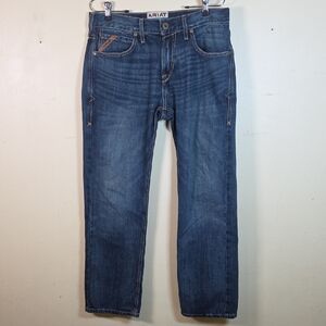 Ariat Men’s Jeans Size 32x30 Drake M7 Slim Fit Straight Leg Blue